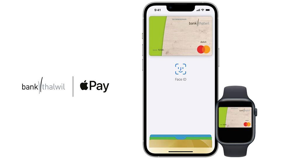 Debit MasterCard mit Apple Pay. Die sicherere Art zu zahlen.