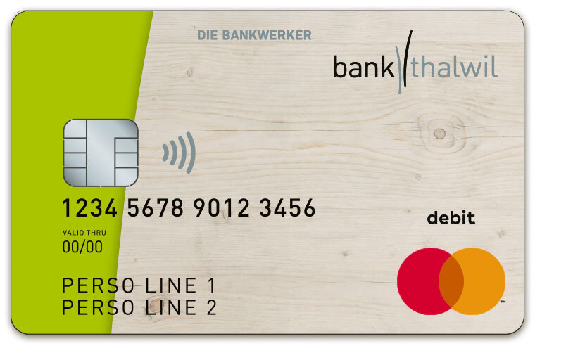 Debit Mastercard Vorderseite