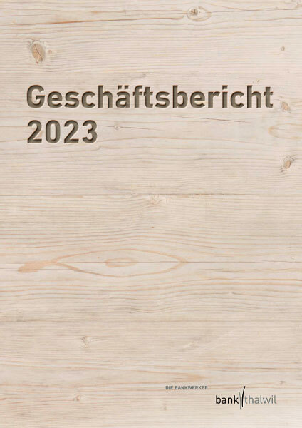 Titelseite Geschäftsbericht 2022