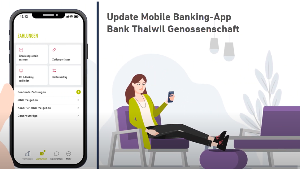 Mobile Banking-App Bank Thalwil, Update