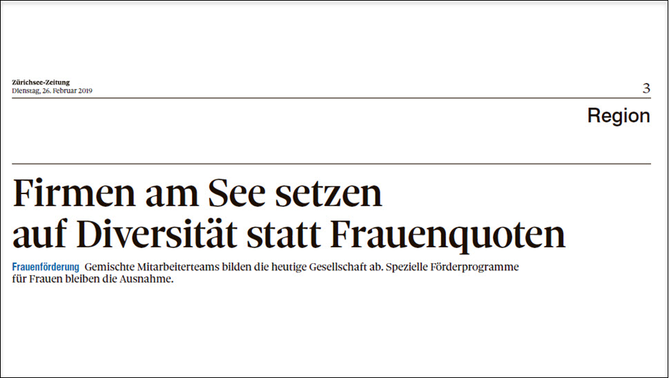 Die Bank Thalwil in der Presse