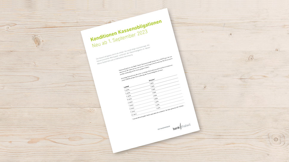 Im Fokus: Kassenobligationen 